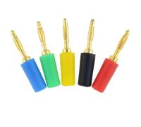 Adaptateur de connecteur électrique, fiche Banane, 2mm, 5 Couleurs, for sondes de Test, Conversion de Compteur d'instruments, 20 pièces(20 Yellow)