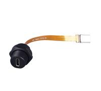 Adaptateur de connecteur fileté de câble de prise mâle de type C 3.1 de 0,1 mètre de long pour un usage industriel