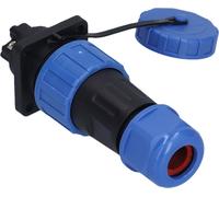 Adaptateur de connecteur industriel aviation à vis carrée IP68 étanche 250V