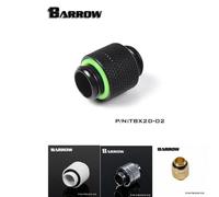 Adaptateur de connecteur rotatif à double denture extérieure Barrow G1/4 pour système de refroidissement par eau TBX2D-02 Or