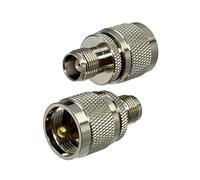 Adaptateur de connecteur UHF PL259 SO239 vers prise mâle TNC et prise femelle RF coaxial, terminal de fil, neuf en laiton, 1 pièce(UHF M to TNC F)