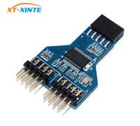 Adaptateur de connecteur USB à 9 broches femelle 1 à 2 broches, carte mâle, HUB USB 2.0 à 9 broches, connecteur pour refroidissement liquide NZXT, pour séparateur RGB