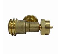Adaptateur de connexion avec manomètre pour réservoirs de propane, indicateurs de niveaux, raccords universels en laiton, raccords en laiton faciles à utiliser