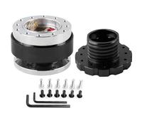 Adaptateur De Connexion De Volant De Voiture À Dégagement Rapide 6 Trous Pour Thrustmaster TX T300 T500 TSPC TS-XW(Black)