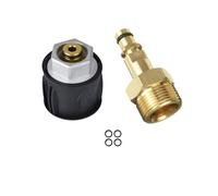 Adaptateur de connexion rapide en laiton M22 14 mm pour nettoyeur haute pression - Raccord rapide et déconnexion pour nettoyeur haute pression - Pour Karcher K2 K3 K4 K5 K6 K7 Series