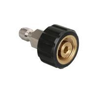 Adaptateur de connexion rapide M22 vers 0,6 cm pour nettoyeur haute pression pour une fixation rapide et facile des outils, lavage efficace, connecteur à libération rapide