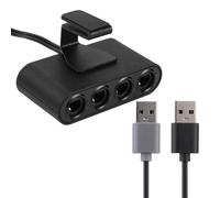 Adaptateur de contrôleur Gamecube 4 Ports GC, adaptateur USB adapté pour nintendo Switch Wiiu/PC, Support de Console, livraison directe