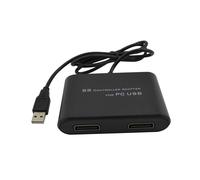 Adaptateur de Contrôleur USB pour Contrôleur Saturn SS Game Pad Vers PC Adaptateur USB Double Port