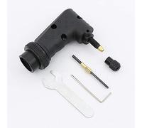 Adaptateur de conversion à angle droit pour outils rotatifs Dremel - Accessoires pour outils rotatifs, compatible avec les ponceuses électriques originales 4000 3000 8200 275