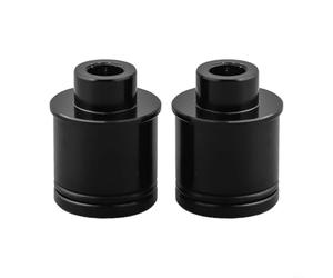 Adaptateur de conversion à dégagement rapide pour moyeux de vélo Hope - Essieu traversant de 12/15 mm vers fourche QR de 9 mm - Paire en alliage d'aluminium 7075 usiné CNC - 5 3 g au total (2 pièces