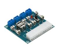 Adaptateur de conversion ATXPower pour ordinateur avec technologie de gestion thermique pour une alimentation stable vers cartes mères HUM28W Carte de conversion d'alimentation