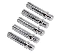 Adaptateur de Conversion de Goujon de Roue 20 Pièces, Goujons de Roue étendus en Acier forgé à Froid, Longueur 58 Mm pour Voitures et Camions (M12*1.5-M12*1.5)