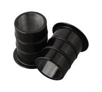 Adaptateur de conversion d'essieu traversant en aluminium 7075 de 15 mm à 12 mm avec revêtement noir anodisé et bague d'étanchéité interne pour une fiabilité durable