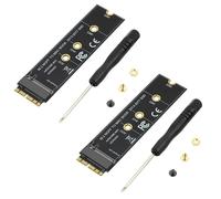 Adaptateur De Conversion Pour Air Pro Retina 2013 ? 2017, 2 Cartes M.2 Nvme Ssd, Ahci, Kit Pour A1465, A1466, A1398, A1502
