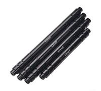 Adaptateur de conversion pour axe traversant de vélo 15 mm/12 mm à 9 mm avec joint en caoutchouc ajouté pour plus de stabilité (avant 100 mm 12 à 9)