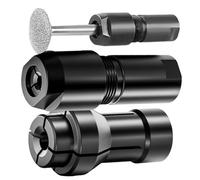 Adaptateur de Conversion pour Meuleuse d'Angle | 2 Pièces Outil de Connexion pour Meuleuse Polisseuse et Mèche de Perceuse,Douille de Perçage 6mm 3mm pour Préparation de Bords Tuyau Découpe Métal