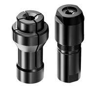 Adaptateur de Conversion pour Meuleuse d'Angle | 2 Pièces Outil de Connexion pour Meuleuse Polisseuse et Mèche de Perceuse - Douille de Perçage 6mm 3mm pour Préparation de Bords Tuyau Découpe Métal