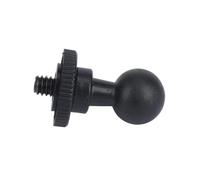 Adaptateur de conversion pour support de véhicule | Connecteur boule 17 mm vers vis 1/4", raccord noir pour berceaux de navigation, plates-formes vidéo, supports de téléphone