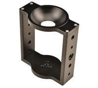 Adaptateur de conversion pour tête de trépied en aluminium 65 mm/75 mm - Demi-boule plate vers bol pour fixation d'appareil photo 501HDV 701HDV