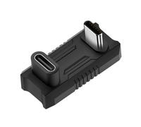 Adaptateur de conversion USB C vers USB C Aapter 140 W Type C mâle vers femelle 20 Gbit/s Convertisseurs 180 degrés pour consoles