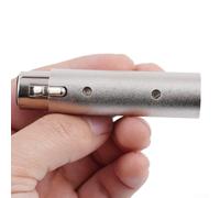 Adaptateur de conversion XLR vers DMX avec deux options de genre 3M5F et 3F5M dans un boîtier en métal robuste pour production en direct (3 broches mâle vers 5 broches femelle)
