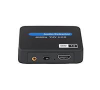 Adaptateur de convertisseur audio,convertisseur audio HD,Convertisseur HD 4K,Répartiteur de convertisseur vidéo,séparateur d'extracteur Audio HD pour divers appareils sources HD,son de qualité ci