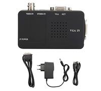 Adaptateur de convertisseur BNC S-vidéo vers VGA HD Adaptateur de convertisseur pour Ordinateur PC Monitor EU Plug