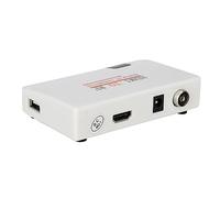 Adaptateur de Convertisseur Coaxial HDMI vers RF Boîtier de Convertisseur Coaxial HDMI vers RF Prise en Charge de L'entrée Résolution HDMI