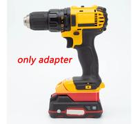 Adaptateur de convertisseur de batterie pour batterie au lithium Lidl Parkside X20V, pour accessoires d'outils électriques DeWalt 18V Li-ion (sans batterie)