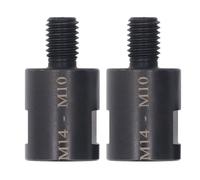 Adaptateur de convertisseur de meuleuse d'angle 2PCS Premium durable CVR acier fileté polisge accessoire convertisseur pour meuleuses d'angle outils rotatifs et perceuses (M14 à M10)