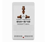 Adaptateur de convertisseur de Puissance de Voyage Canada Prise de Voyage Universelle 100W 10V/120V à 220V/240V Transformateur de convertisseur de Tension élévateur et Descendant (fiche Standard CN)