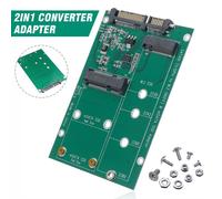 adaptateur de convertisseur M2 NGFF SSD vers SATA, 6Gbps, 520 mo/s, lecture de carte convertisseurs 2 en 1, haute vitesse