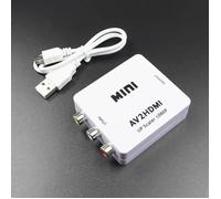 Adaptateur de convertisseur mini AV RCA en HDMI DVD Composite AV2HDMI CAdaptateur 1080p HDTV