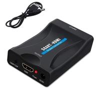 Adaptateur de convertisseur péritel vers HDMI, Adaptateur péritel vers HDMI Prise en Charge de la Sortie HDMI 720P / 1080P pour