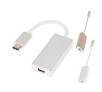 Adaptateur de convertisseur USB 3.1 Type-C vers mini DP DisplayPort 4K * 2K HD ForMacBook Pro @sdongt3030