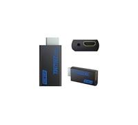 Adaptateur de convertisseur wii vers hdmi sortie vidéo 1080p audio 3,5 mm avec câble hdmi 2m le noir