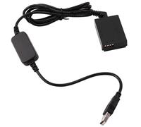 Adaptateur de cordon d'alimentation USB 5 V 2 A ACKE12 -E12 + coupleur CC LP-E12 -E12 pour appareil photo numérique M M2 M10 M50