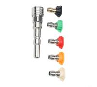 Adaptateur de couplage en acier inoxydable 6,35 mm pour nettoyeurs haute pression Nilfisk KEW et systèmes de buse compatibles