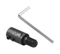 Adaptateur de couplage pour lame de scie - M10 vers tige de connexion de 5 à 14 mm, fixation de meuleuse d'angle en acier avec entraînement flexible pour travail des métaux CNC (6 mm)