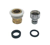 Adaptateur de couplage pour machine à laver portable et lave-vaisselle, compatible avec Haier, humidificateurs, mâle 15/16-27/femelle 55/64-27 vers tuyau d'arrosage mâle 3/4, cuivre + plastique