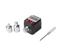 Adaptateur de couple numérique 1/2" avec indicateurs LED, alerte sonore, double mesure Ft-Lb/Nm, modes de crête et de trace pour liquet, noir (3-60)