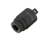 Adaptateur de couple pour entraînement de 9,5 mm transforme le cliquet en e 25, 35 ou 40 Nm, aide à arrêter de trop serrer les filtres en acier, outil d'entretien de voiture noir sans déformation