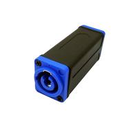 Adaptateur de Coupleur AC LED PowerCon, Connecteur D'Extension, Adaptateur Droit pour Montage sur Panneau Speakon de Haute Qualité, Bleu à Bleu