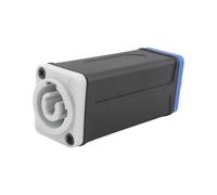 Adaptateur de Coupleur AC LED PowerCon, Connecteur D'Extension, Adaptateur Droit pour Montage sur Panneau Speakon de Haute Qualité, Bleu à Blanc