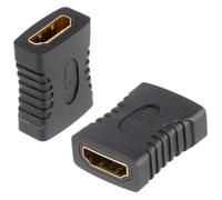 Adaptateur de Coupleur HDMI 2-Pack Plaqué Or Femelle vers Femelle 4K HDMI Coupleur HDMI Extenseur Prise en Charge Ethernet 3D[255]