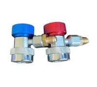 Adaptateur de coupleur rapide R134A - Ensemble de coupleurs rapides de raccord AC, adaptateur de tuyau haute/basse pression | Compatible avec convertisseur R1234YF vers 134A, coupleur de ligne de