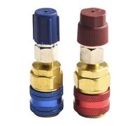 Adaptateur de Coupleur Rapide | Raccords De Conversion Haute Et Basse Pression - Kit Adaptateur Pour Recharge De Fluide Frigorigène Véhicule