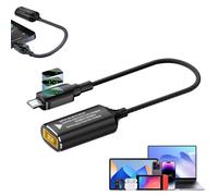 Adaptateur de courant de type C - Câble de prise convertisseur de charge CC de 140 W, connecteur de d'énergie haute vitesse | Solution portable universelle pour la compatibilité des