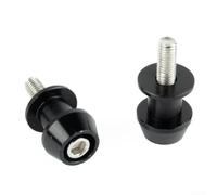 Adaptateur de course en aluminium CNC pour moto Paddock Support M8 Noir Support de bobine de bras oscillant avec filetage hexagonal pour une installation sécurisée sur la plupart des modèles de vélo
