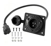 Adaptateur de couverture de port de charge de batterie au lithium pour | Câble de 50 cm 14 AWG pour un chargement pratique de la batterie. Équipé de matériel d'installation, facile à installer sans